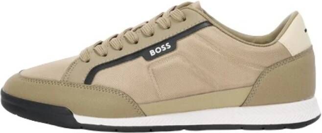 Hugo Moderne Nylon Sneakers met Iconische Streep