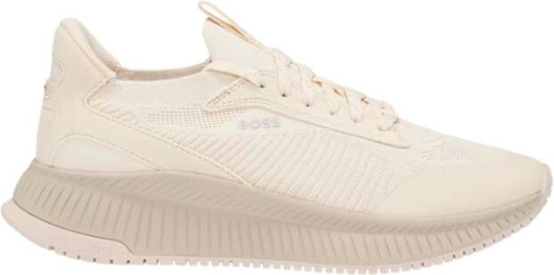 Hugo Boss Gedurfde Sportsneaker met Contrasterende Details White Heren