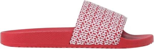 Hugo Rode Logo Print Sandalen