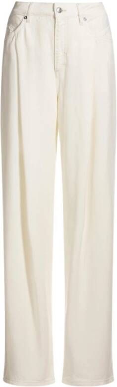 Hugo Slouchy Pleatd Ivoor Broek