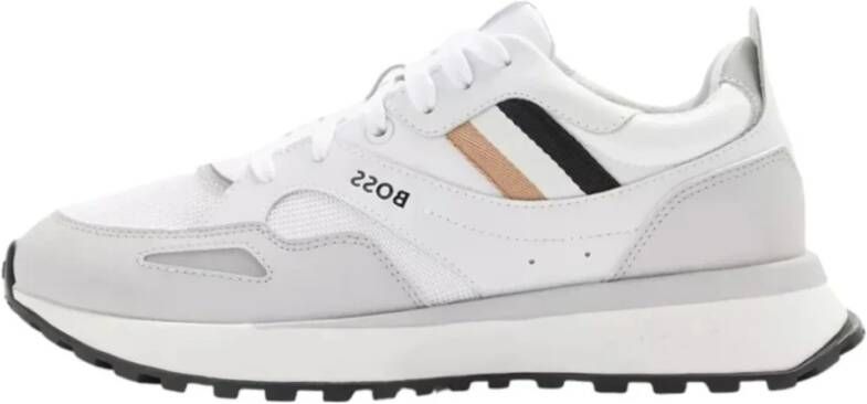 Hugo Sportieve Mesh Sneakers met Gestreept Detail