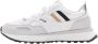 Hugo Boss Sportieve Stijl Witte Sneakers met Merks Kenmerkende Gestreepte Tape White Heren - Thumbnail 13