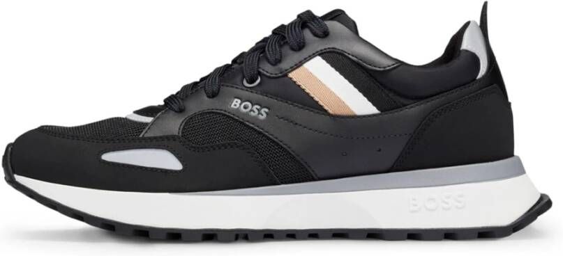 BOSS Lage Sneakers Heren 50480546 Maat: 40 Materiaal: Leatherlook Kleur: Zwart - Foto 18