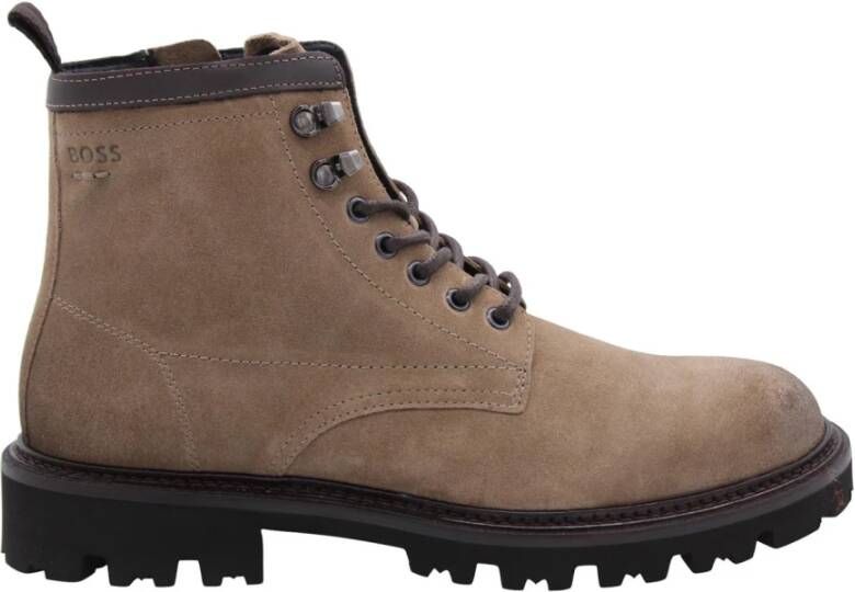 BOSS Nette Schoenen Heren Sienne_desb Maat: 44 Materiaal: Suède Kleur: Beige - Foto 13