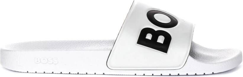 Hugo Boss Band Teenslippers Collectie Lente Zomer White Heren - Foto 3