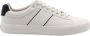 Hugo Boss Witte Leren Sneakers Rubber Zool Veters White Heren - Thumbnail 2