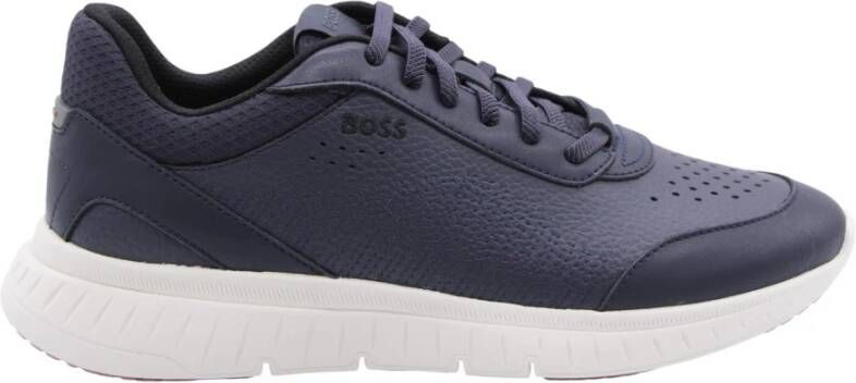 BOSS Lage Sneakers Heren Jonah Runn Maat: 44 Materiaal: Textiel Kleur: Blauw - Foto 8