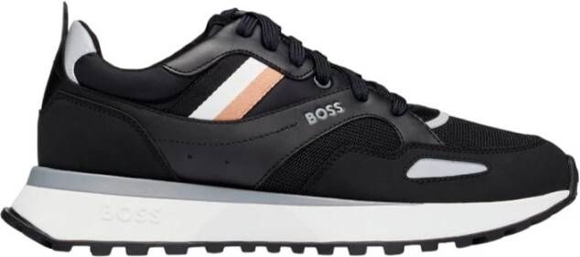 BOSS Sneakers laag chamois grijs zwart wit