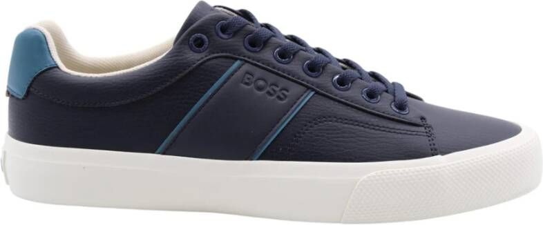 Boss Lage Sneakers Titanium Runn Trainers Dark Blue - Foto 9