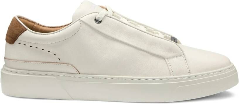 Hugo Witte Kalfsleren Sneakers