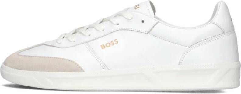 BOSS Lage Sneakers Heren Brandon Tenn Maat: 40 Materiaal: Leer Kleur: Wit - Foto 2