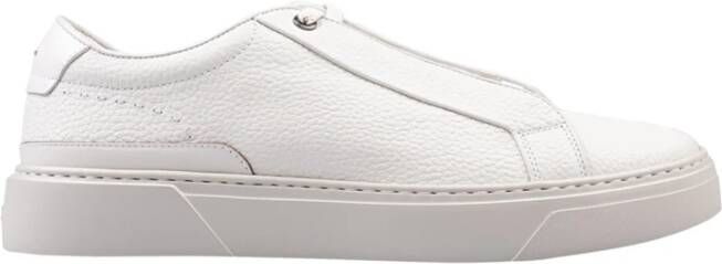 Hugo Witte Leren Sneakers voor Mannen