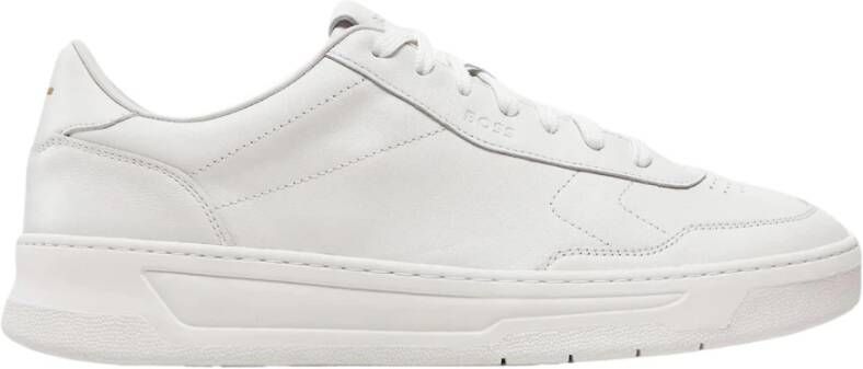 Hugo Witte sportieve vetersneakers