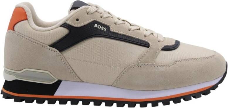 BOSS Nette Schoenen Heren Sienne_desb Maat: 44 Materiaal: Suède Kleur: Beige - Foto 18