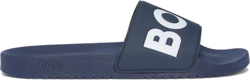Hugo Zomer Slippers met Boss Logo