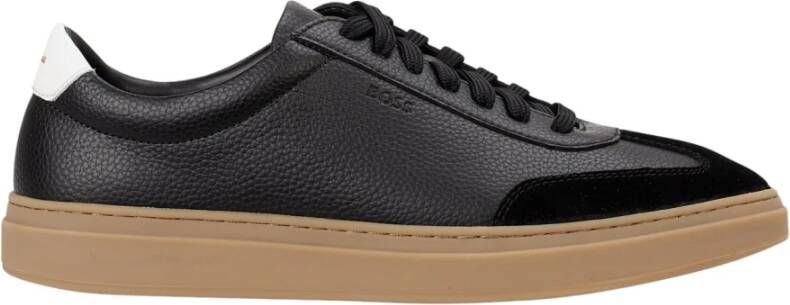 Hugo Zwarte lage sportieve sneakers