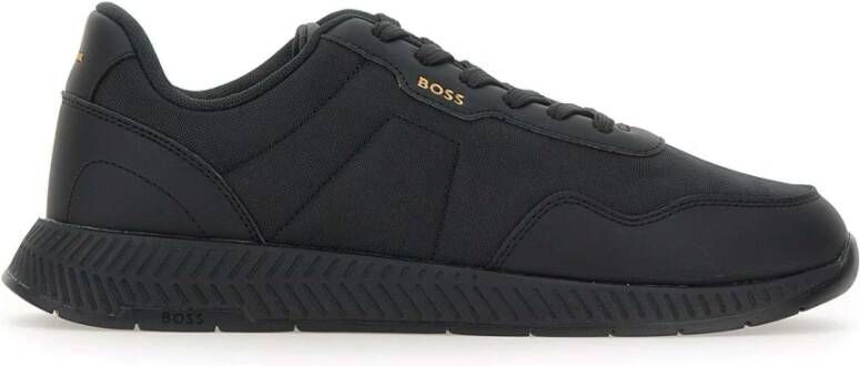 BOSS Heren Sneakers Zwart 50536481 005 Titanium Runn - Foto 3