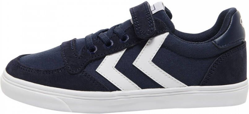 Hummel Kindertrainers Slimmer Stadil Low Blauw