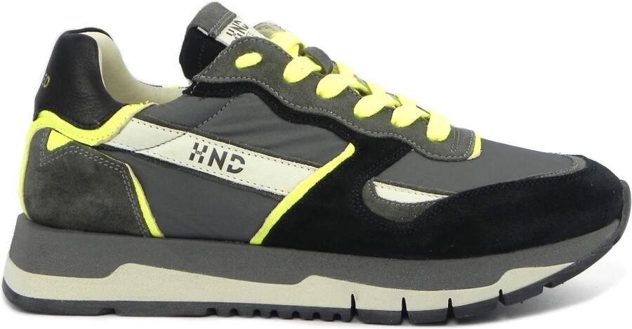 HUNDRED100 Sneakers Camoscio+Tessuto