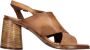 Hundred100 Sandalen Bruin - Thumbnail 1
