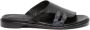 Hundred100 Stijlvolle Zwarte Leren Sandalen Black Dames - Thumbnail 1