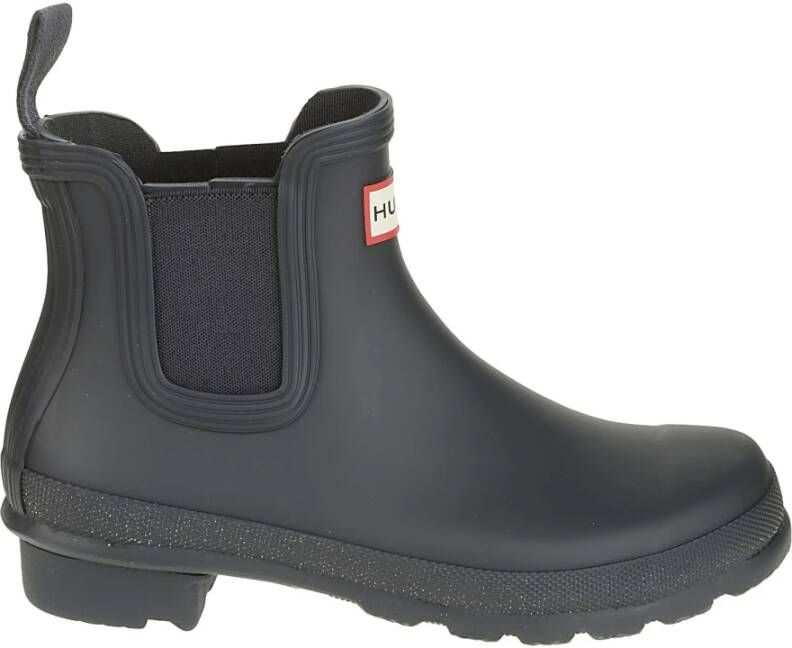 Hunter Boots Women's Original Chelsea Rubberlaarzen blauw grijs