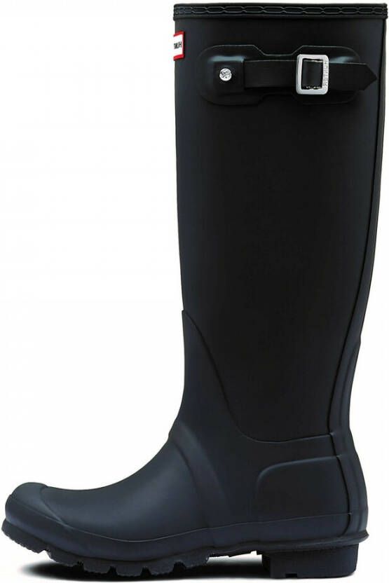 Hunter Boots Women's Original Tall Rubberlaarzen zwart blauw - Foto 9