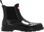 Hunter Commando Chelsea Gloss regenlaarzen Zwart Dames - Thumbnail 1