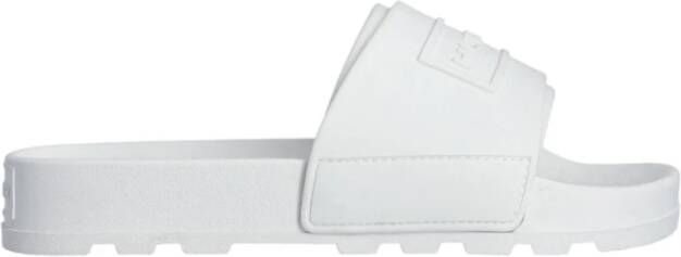 Hunter Geëmbosseerde siliconen slider slippers