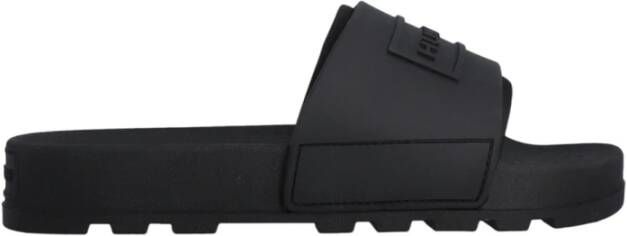 Hunter Geëmbosseerde siliconen slider teenslippers