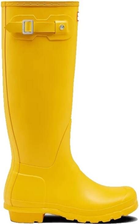 Hunter Boots Women's Original Tall Rubberlaarzen geel - Foto 3