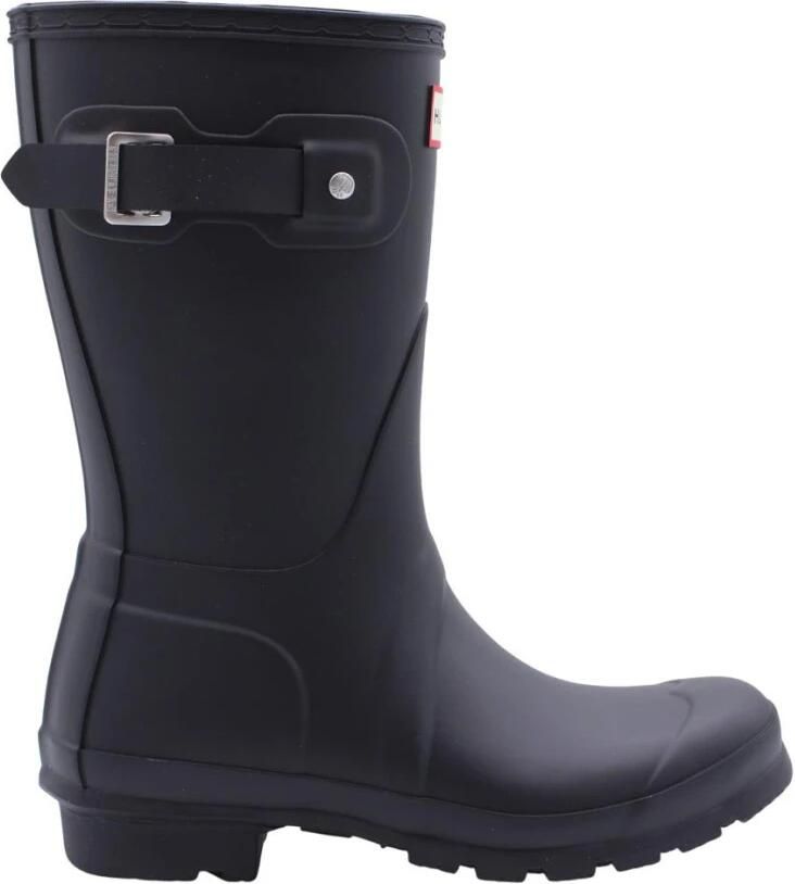 HUNTER Regenlaarzen Dames Womens Original Short Maat: 36 Materiaal: Rubber Kleur: Zwart - Foto 4