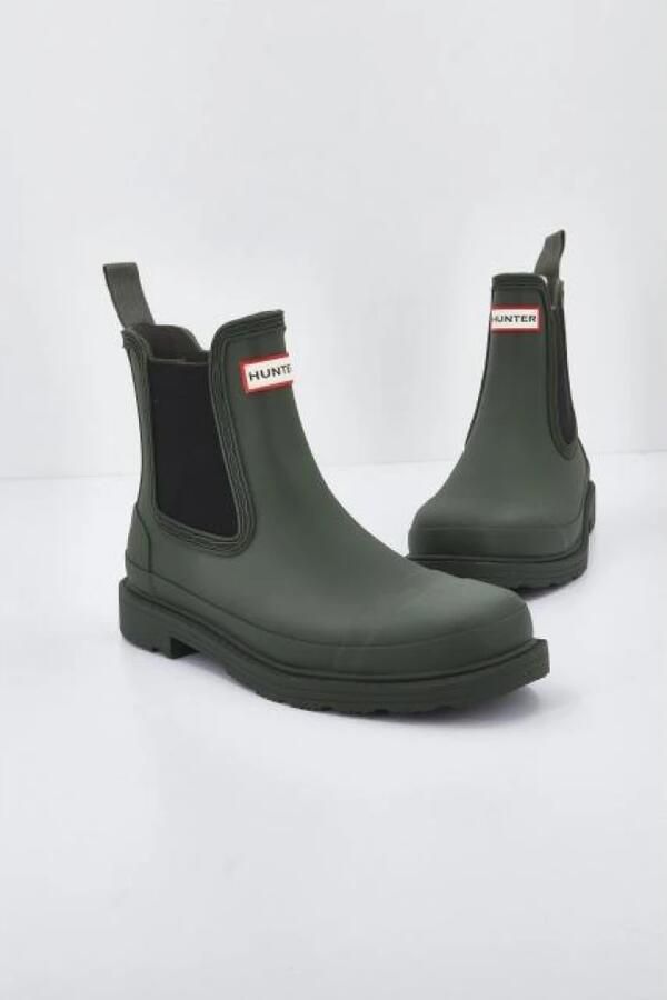 Hunter Boots Women's Commando Chelsea Boot Rubberlaarzen zwart - Foto 3