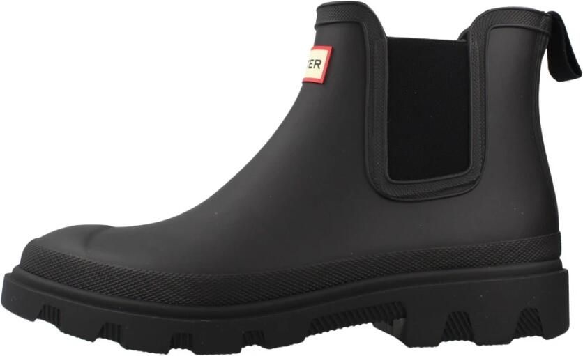 Hunter Downpour Unisex Chelsea boots Rubber Zwart Waterdicht - Foto 4