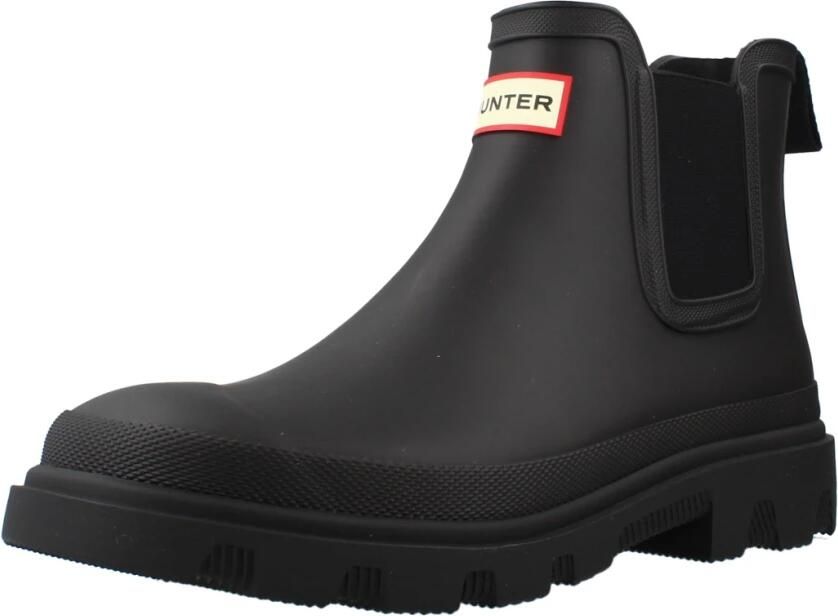 Hunter Downpour Unisex Chelsea boots Rubber Zwart Waterdicht - Foto 5