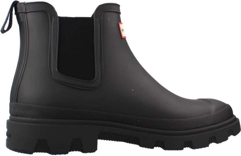 Hunter Downpour Unisex Chelsea boots Rubber Zwart Waterdicht - Foto 8