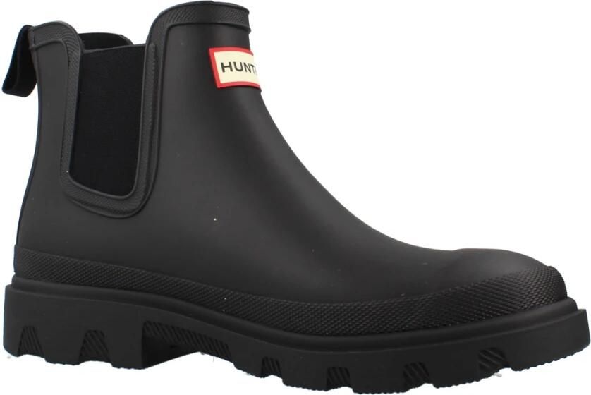 Hunter Downpour Unisex Chelsea boots Rubber Zwart Waterdicht - Foto 7