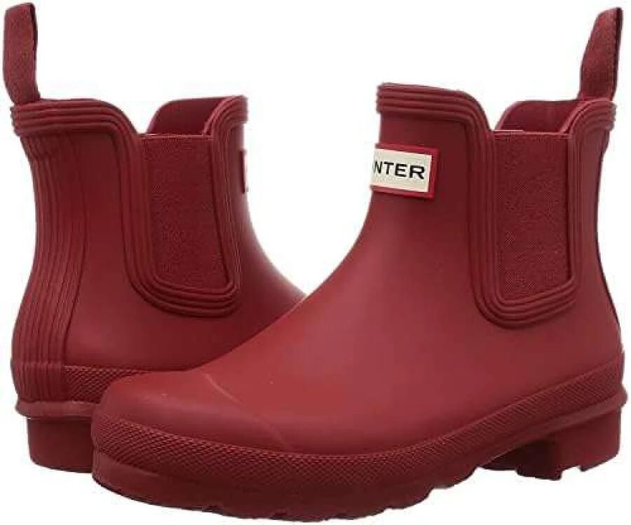 Hunter Boots Women's Original Chelsea Rubberlaarzen rood