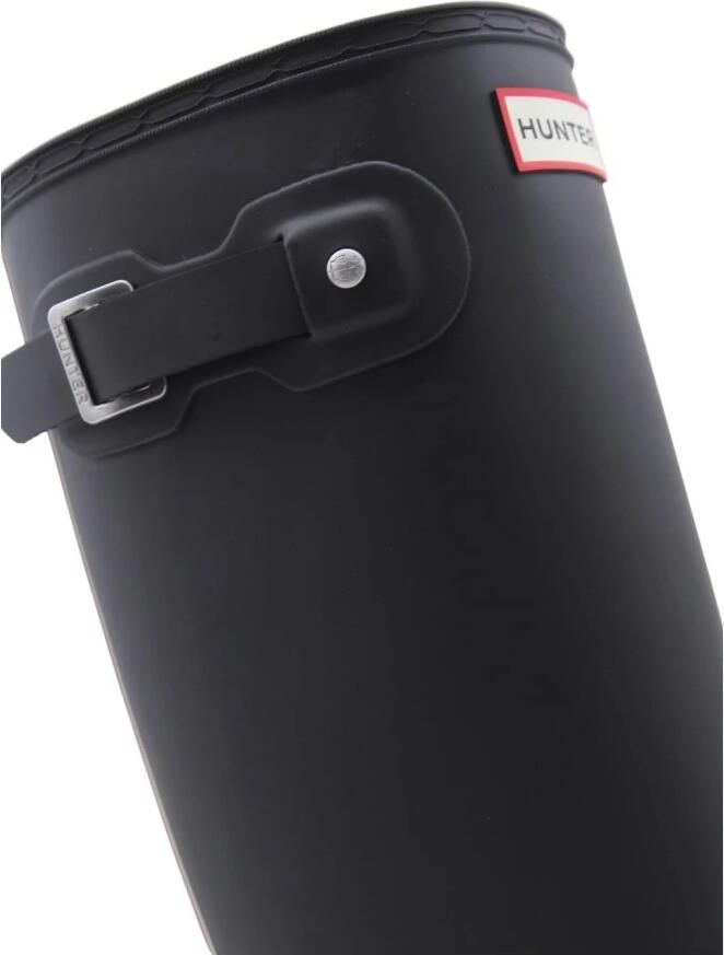 Hunter Boots Women's Original Tall Hunter Backstrap Boot Rubberlaarzen wit zwart - Foto 3