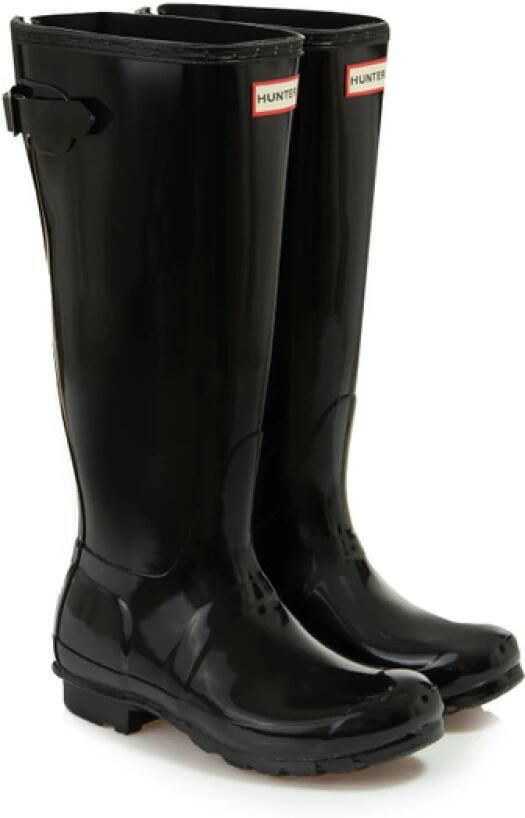 Hunter Original Back Adjustable Gloss WMS Regenlaarzen Dames Zwart - Foto 5