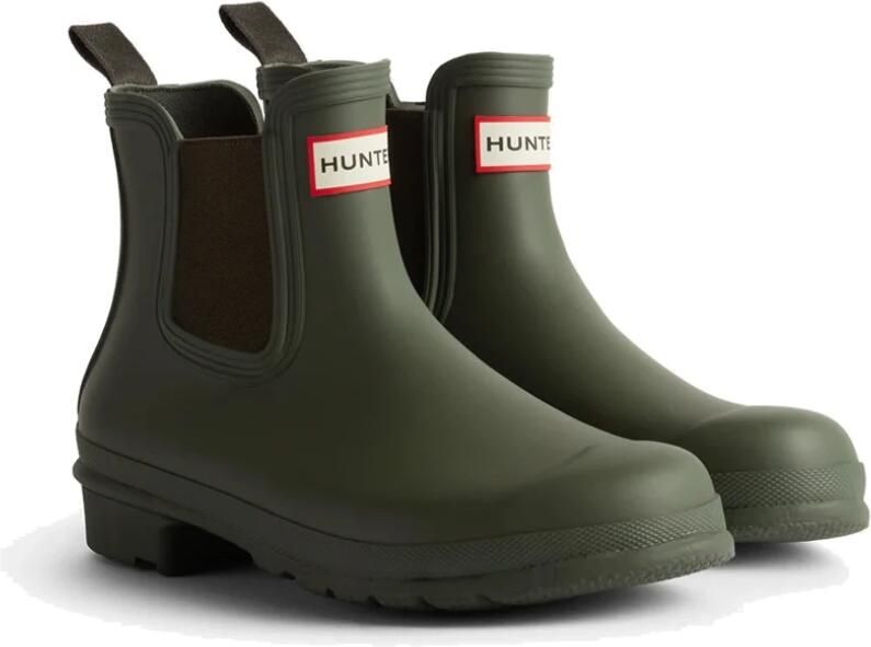 Hunter Boots Women's Original Chelsea Rubberlaarzen olijfgroen