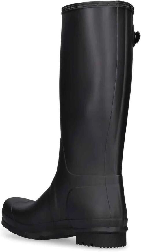 Hunter Original Tall Wellington Boots regenlaarzen met profielzool en logo zwart - Foto 16