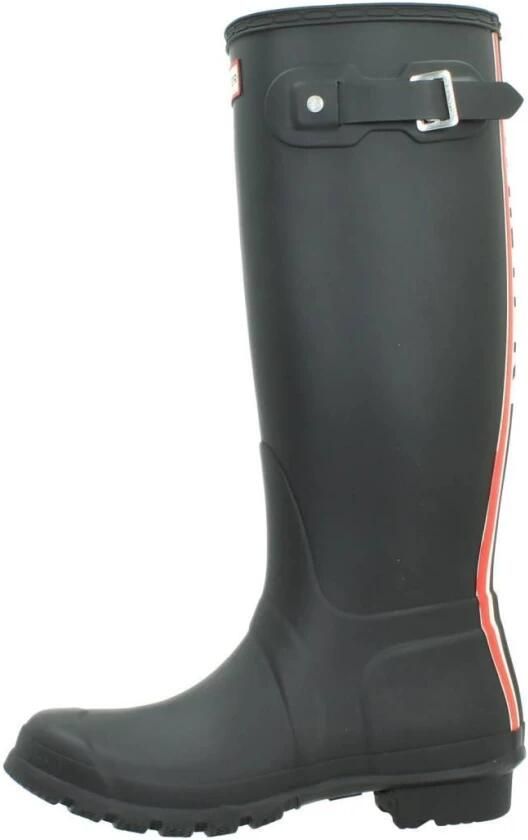 Hunter Boots Women's Original Tall Hunter Backstrap Boot Rubberlaarzen wit zwart