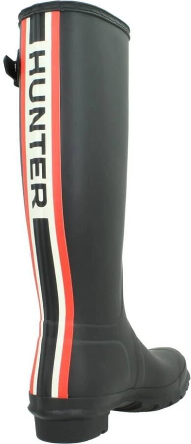Hunter Boots Women's Original Tall Hunter Backstrap Boot Rubberlaarzen wit zwart - Foto 8