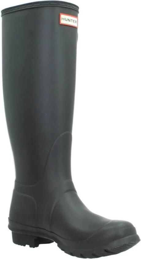 Hunter Boots Women's Original Tall Hunter Backstrap Boot Rubberlaarzen wit zwart - Foto 4