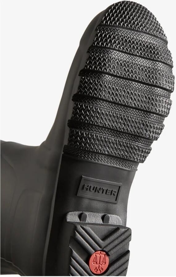Hunter Original Tall Wellington Boots regenlaarzen met profielzool en logo zwart - Foto 10
