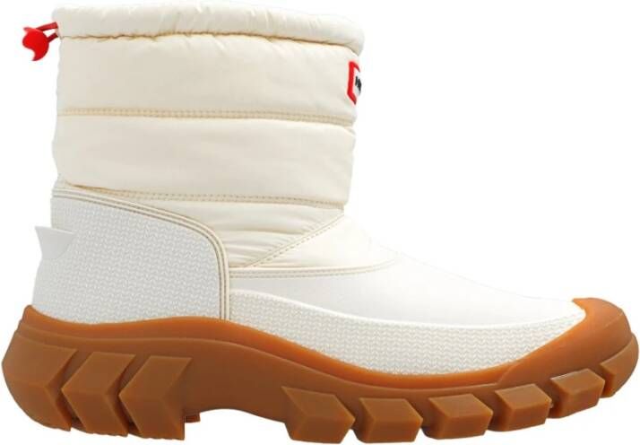 Hunter Boots Women's Intrepid Short Snow Boot Winterschoenen beige bruin