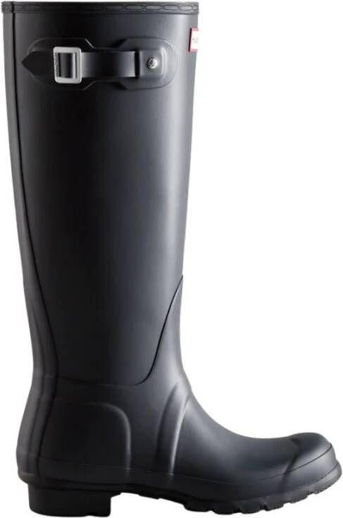 Hunter Boots Women's Original Tall Rubberlaarzen zwart blauw - Foto 8