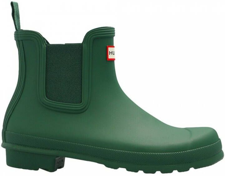 Hunter Boots Women's Original Chelsea Rubberlaarzen olijfgroen - Foto 3