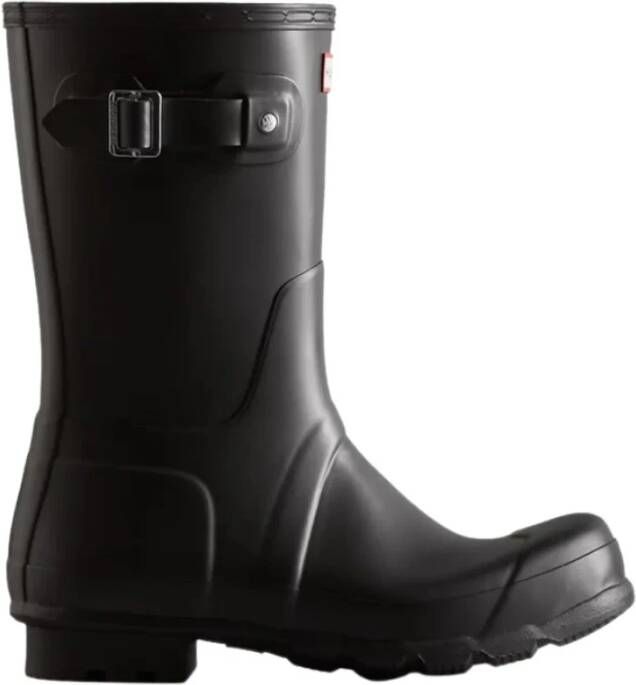 HUNTER Regenlaarzen Dames Womens Original Short Rubber Zwart - Foto 10